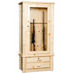 Log Gun Cabinet