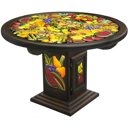 Round Fruit Dining Table