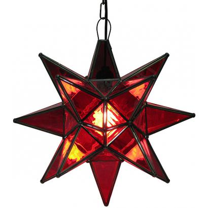 Red Glass Star