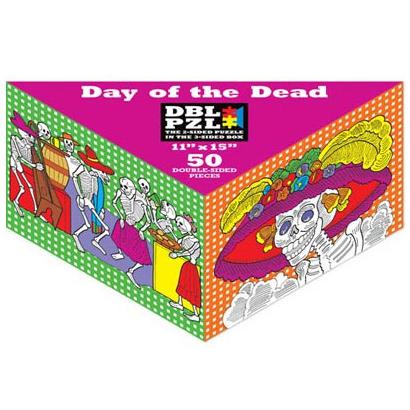 Day of the Dead 2-Sided Puzzle for Kids