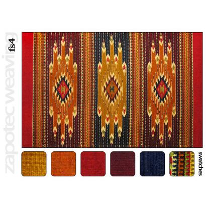 Wool Zapotec Weaving Design FS4