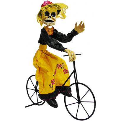 Catrina on Bicycle