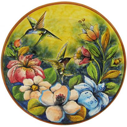 Large Hummingbird Plate