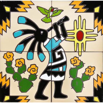 Kokopelli Tile Mural
