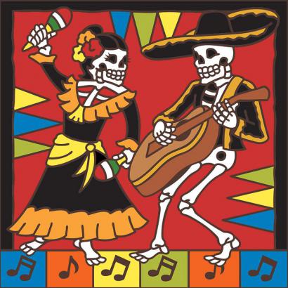 Day of the Dead Ceramic Tile