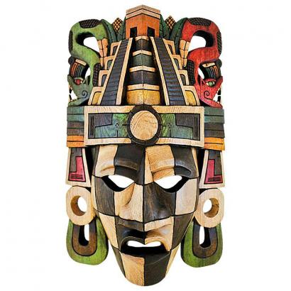 Mayan Mask: Pyramid Headdress