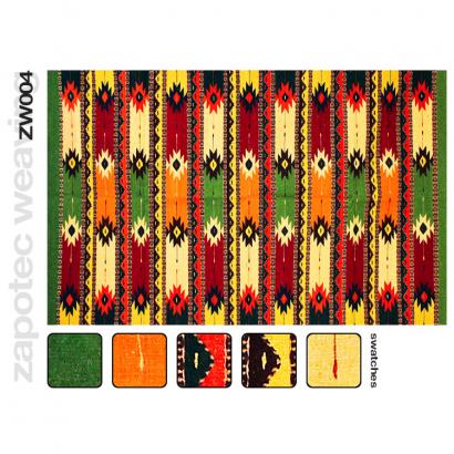 Wool Zapotec Weaving Design ZW004