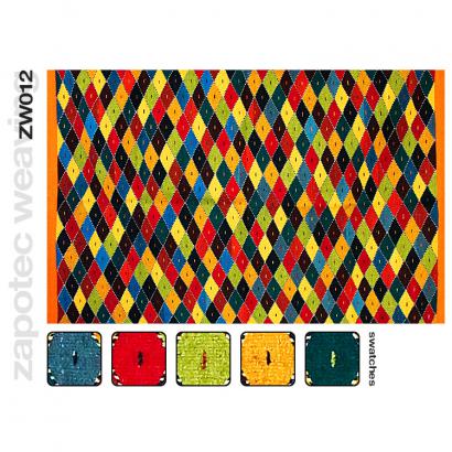 Wool Zapotec Weaving Design ZW012