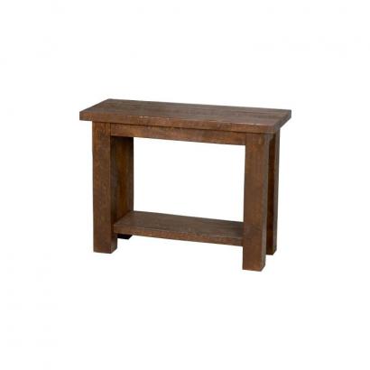 Barnwood Sofa Table w/Shelf