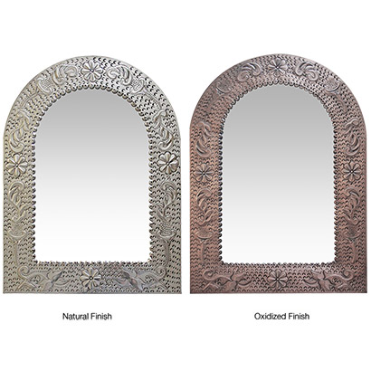 Arched Engraved Mirror
