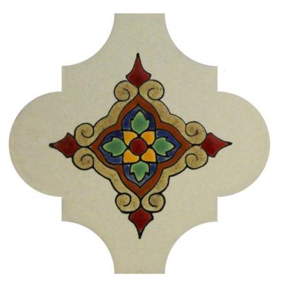 Arabesque Lantern Talavera Tile