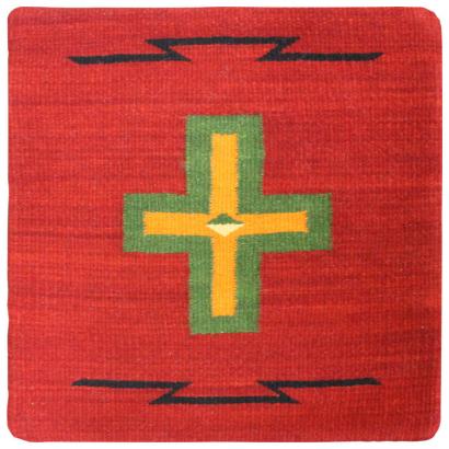 Wool Throw Pillow: Zapotec Design PMC