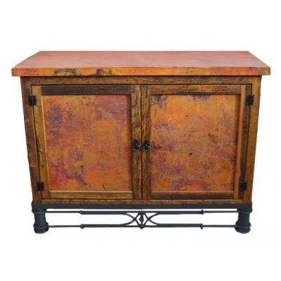 Pablo Cabinet w/ Copper Doors