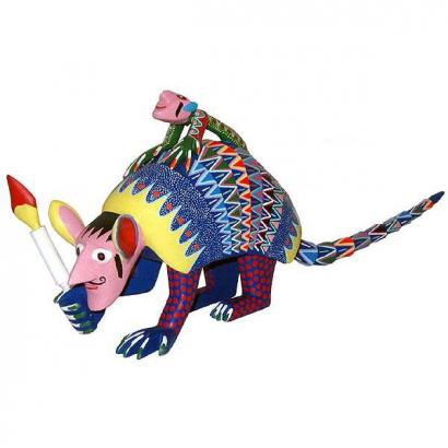 Oaxacan Woodcarving by Pablo Lopez