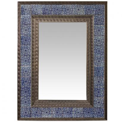 Mexican Tile Mirror Frame, Tile Framed Mirror