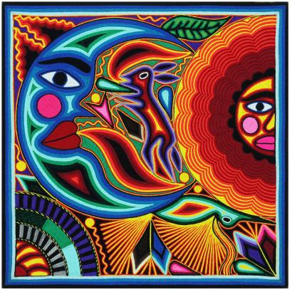 Huichol Yarn Painting