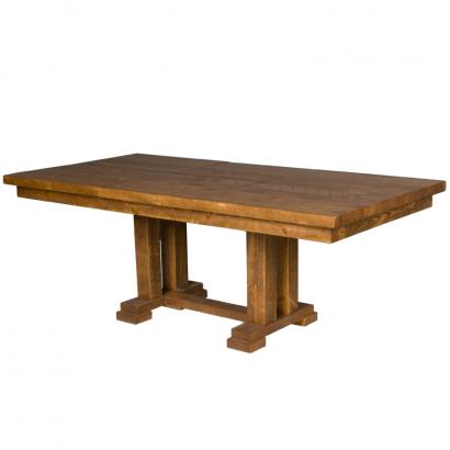 Barnwood Trestle Dining Table