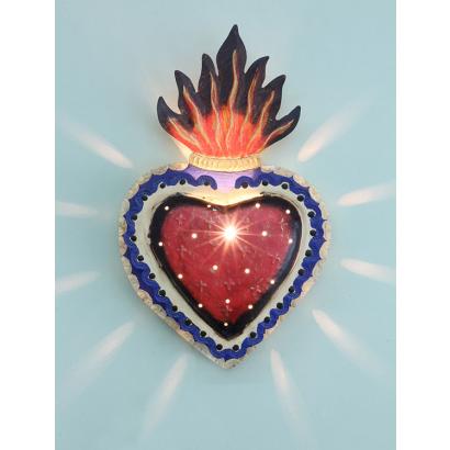 Small Sacred Heart Wall Sconce