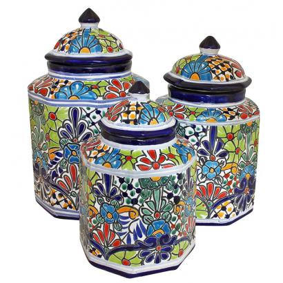 Talavera Kitchen Canister