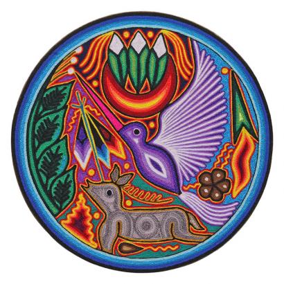 Huichol Yarn Painting