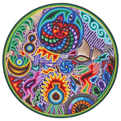 Huichol Yarn Painting