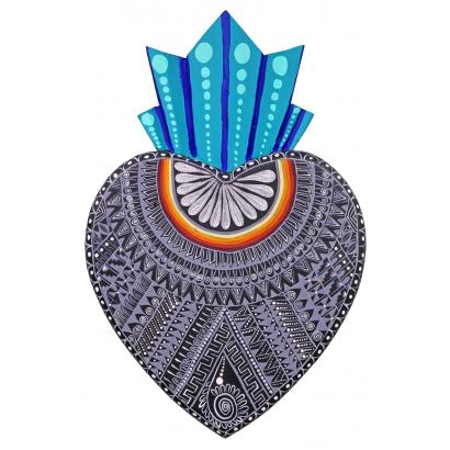 Extra Large Painted Heart 