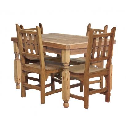 Square Lyon Dining Set w/ New Mexico Chairs