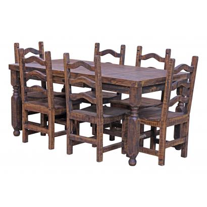 Remington Dining Set w/ Ladderback Chairs