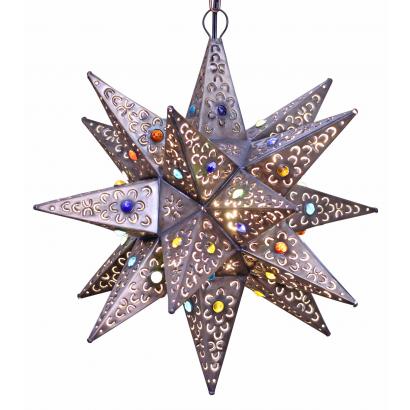 Petalos Star w/Marbles: Oxidized Finish