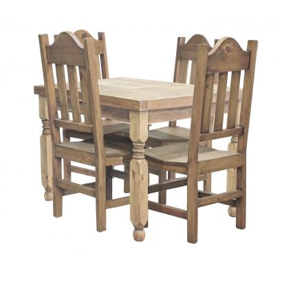 Square Lyon Dining Set w/ Santana Chairs