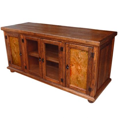 Santa Maria TV Stand w/ Copper Doors