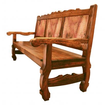 Triple Bench w/ Copper Panels