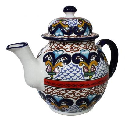 Talavera Coffee Pot w/ Lid