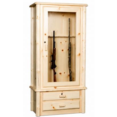 Log Gun Cabinet