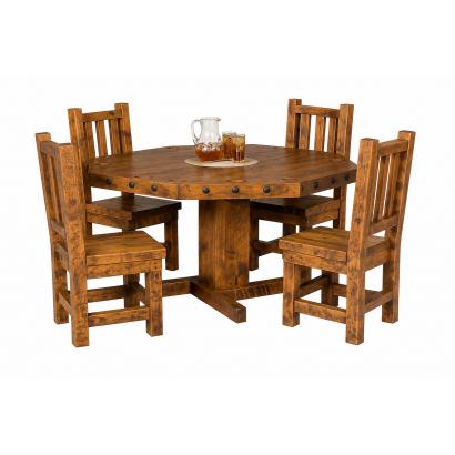 Barnwood Dining Table w/ Reversible Poker Table Top