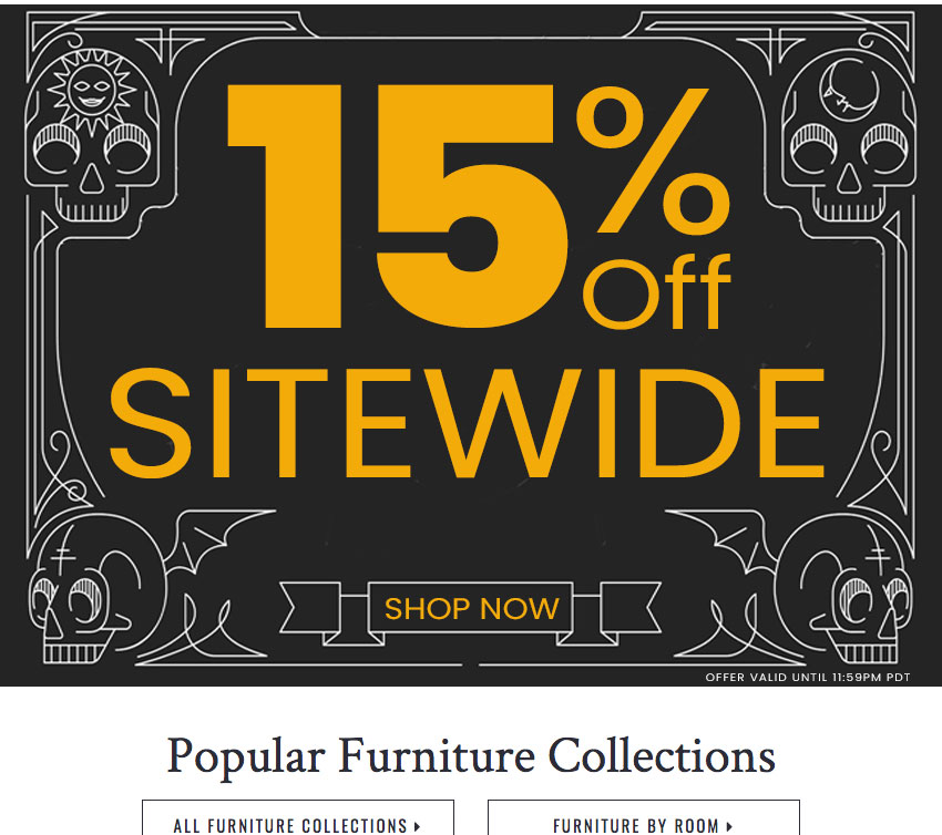 Bringing Savings Back To Life - 15% Off Sitewide!