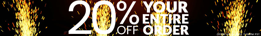 Big Savings to Ring in the New Year - 20% Off Your Entire Order!