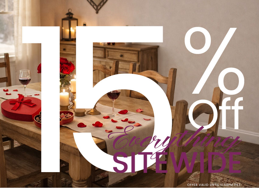 Love Is In The Air - 15% Off Everything Sitewide!