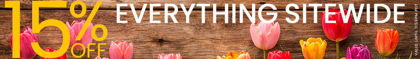 Transition To Spring - 15% Off Sitewide!