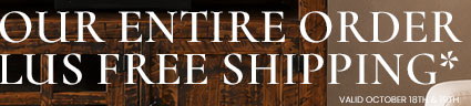 Free Shipping on select purchases*