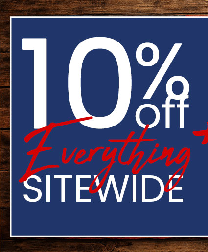 Red, White, and YOU - 10% off everything sitewide!
