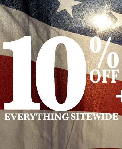 Your 3-day weekend just got better - 10% Off!