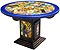 Round Birds & Flowers Dining Table