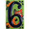 Talavera House Number 6: Green Floral