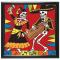 Day of the Dead Ceramic Tile with Anodized Aluminum Frame