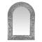 Large Arch Engraved Mirror - Natural Finish