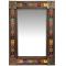 Extra Large Tile Mirror Frame - Day of the Dead - Oxidized Finish