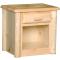 Northwoods Nightstand w/Drawer - Clear Finish