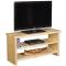 Northwoods Open TV Stand - Clear Finish
