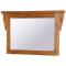 Barnwood Dresser Mirror: Honey Pine